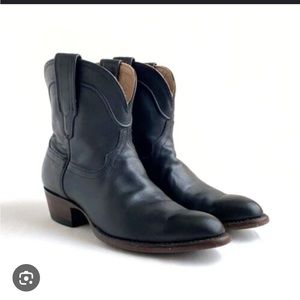 tecovas the penny boot in midnight black size 10.5